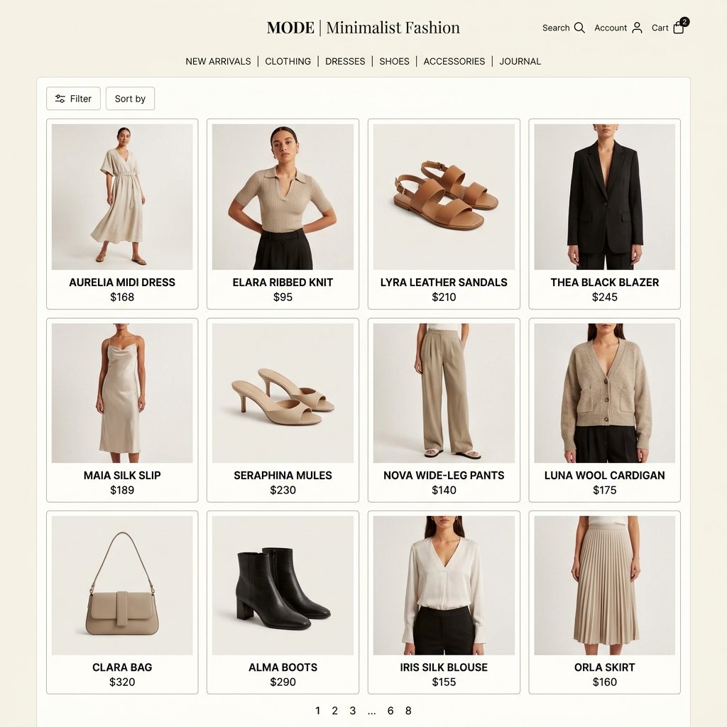 Demo Tienda de Ropa (Fashion Boutique)