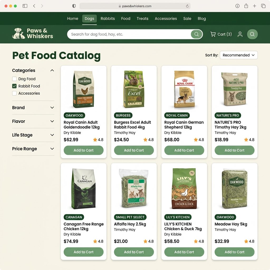 Demo Mascotas (Saltos Pet Store)
